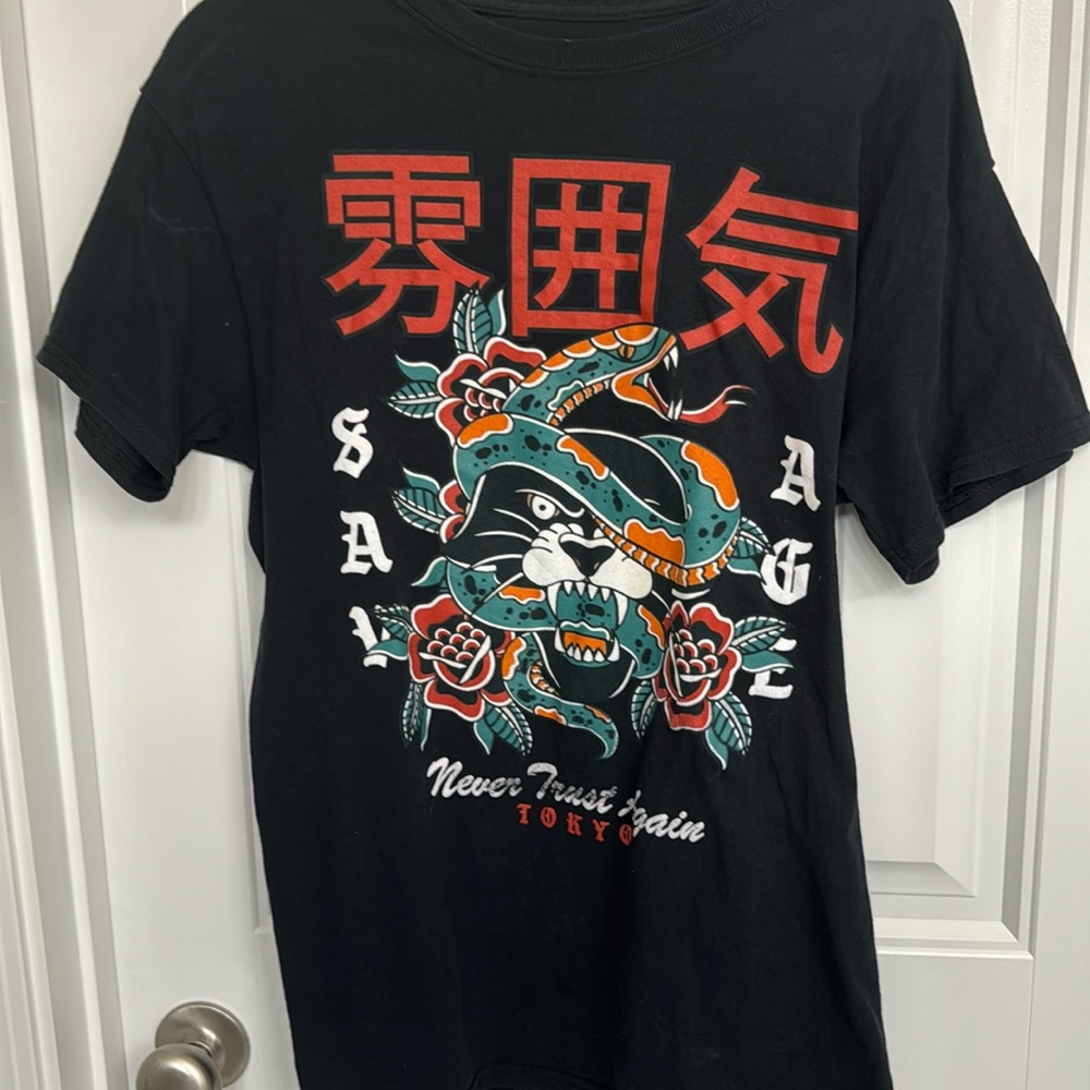 Black Short Sleeve Shirt